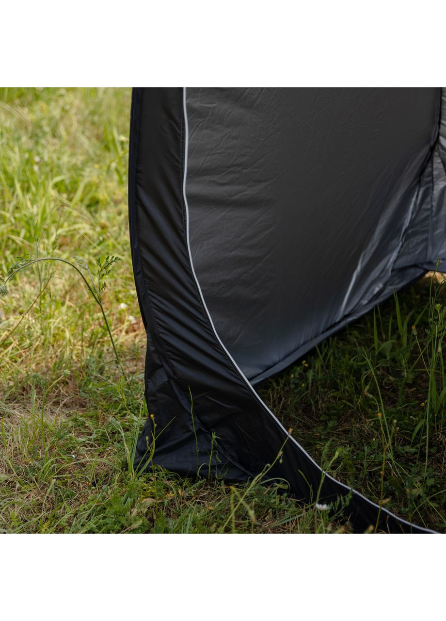 Намет душ-туалет для кемпінгу автомат 120×120×190 (см) тент для душу та туалету туристичний LU-015DB Чорний (A-034351) LUGI (341534912)