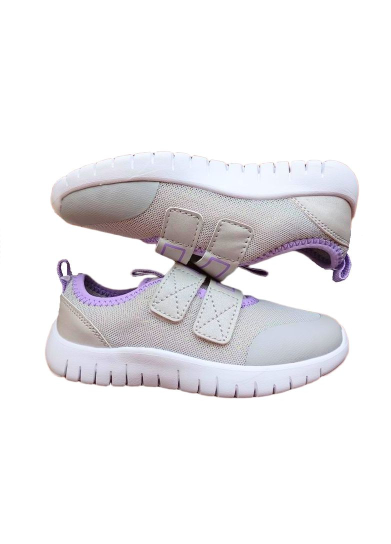 Серые демисезонные кроссовки на липучке для девочки lidl 458103 Lupilu