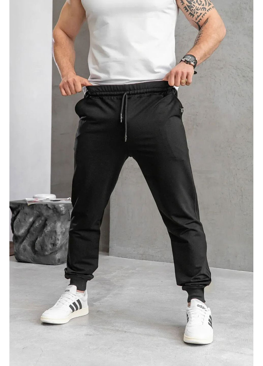 Черные демисезонные брюки Teamv