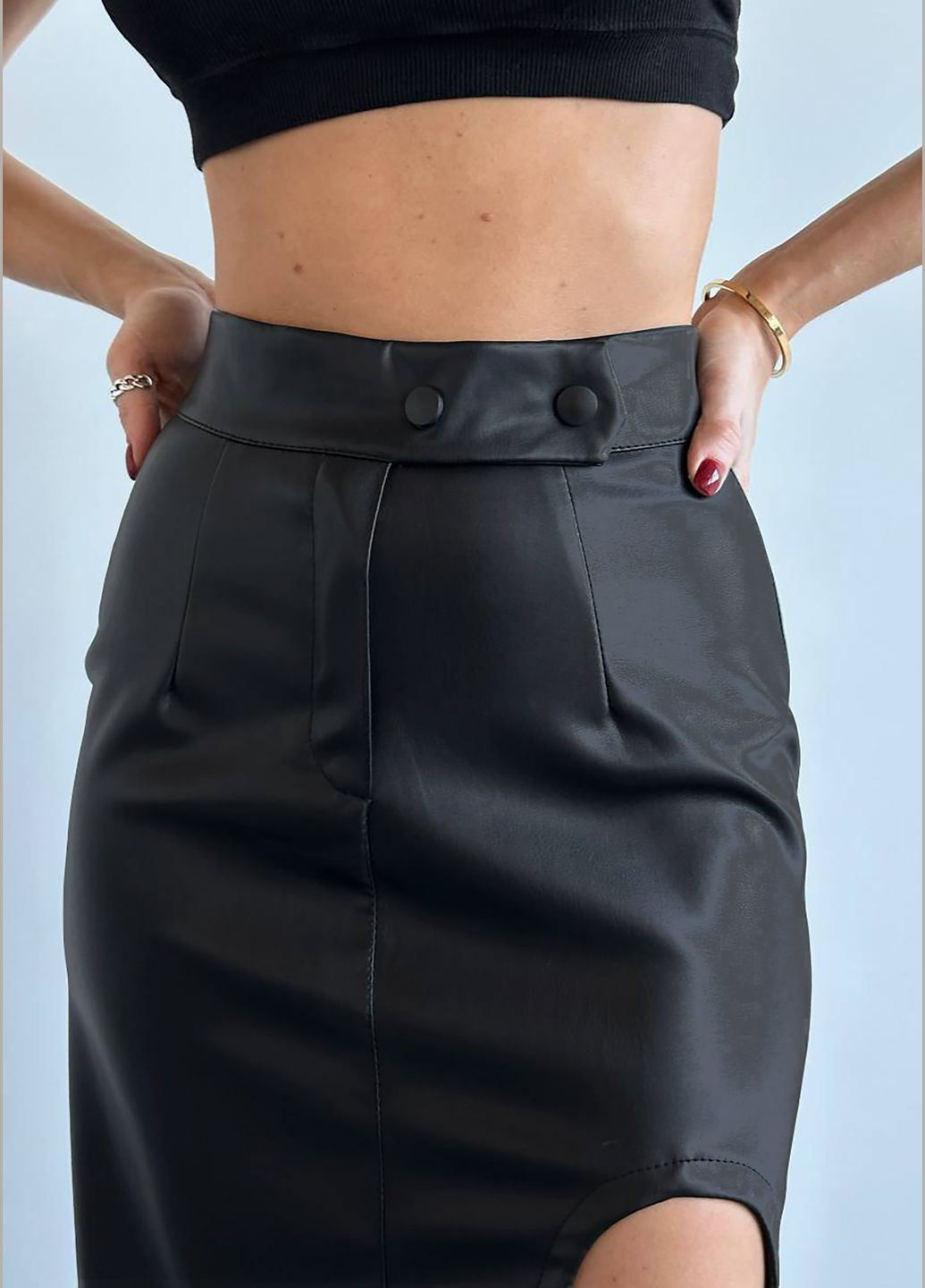 Приталена спідниця з високим розрізом INNOE Спідниця (332607960)