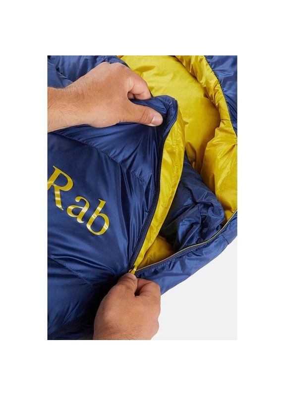 Спальный мешок Neutrino 400 -7°C 185 см Regular Right Zip Nightfall Blue (RB QSM-90-NFB-REG-RZ) Rab (335404841)