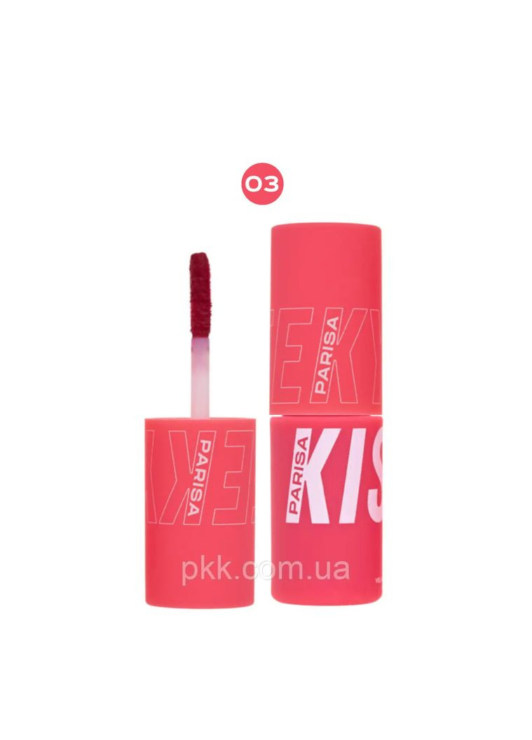 Румяная помада жидкая для лица и губ Cheek Kiss №03 Ягодный Parisa Cosmetics (331020955)