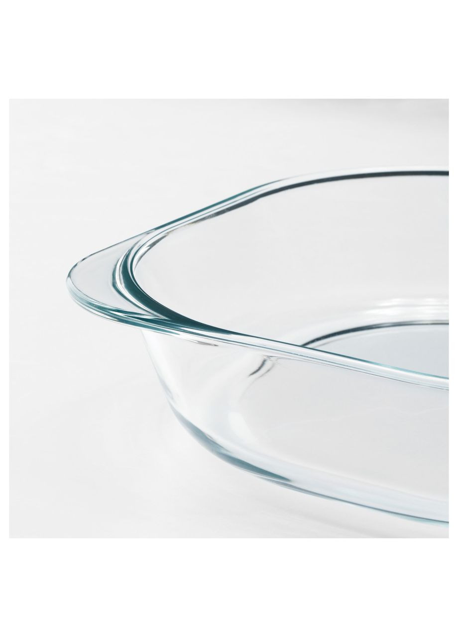 Форма для духовки Ö прозрачное стекло 24.524.5 см IKEA (276070292)