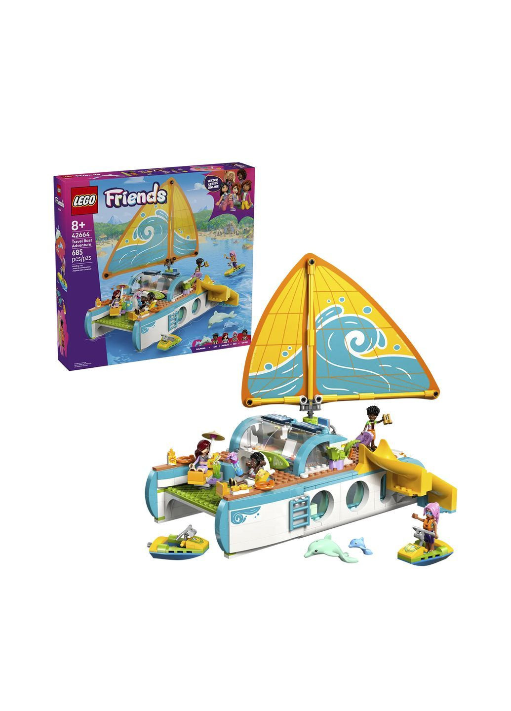 Конструктор "Приключения на туристической лодке" цвет разноцветный ЦБ-00288900 Lego (370143900)