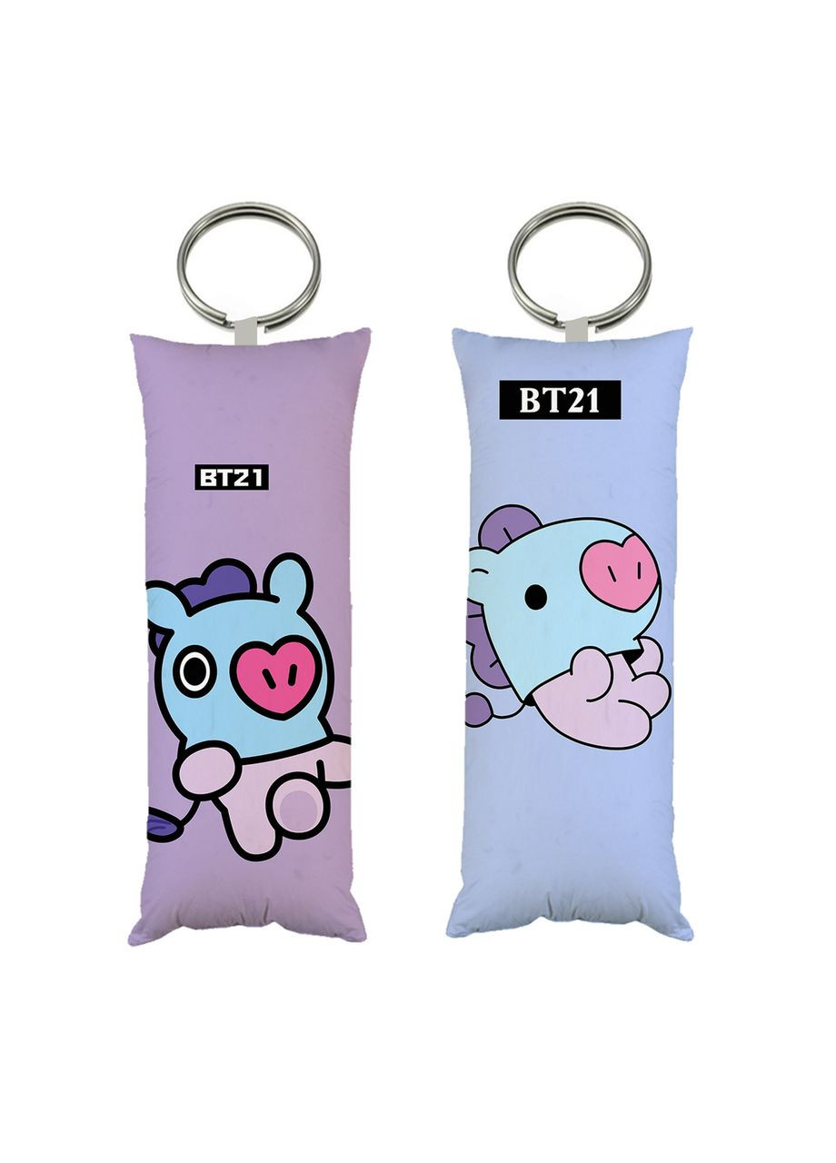 Брелок міні-дакімакура Манг BTS BT21 Mang двосторонній 4х10 см (br0051) No Brand (327003827)