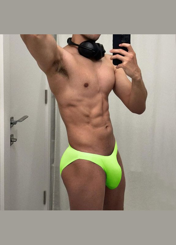 Мужские салатовые нижнее белье с пуш-апом 0850