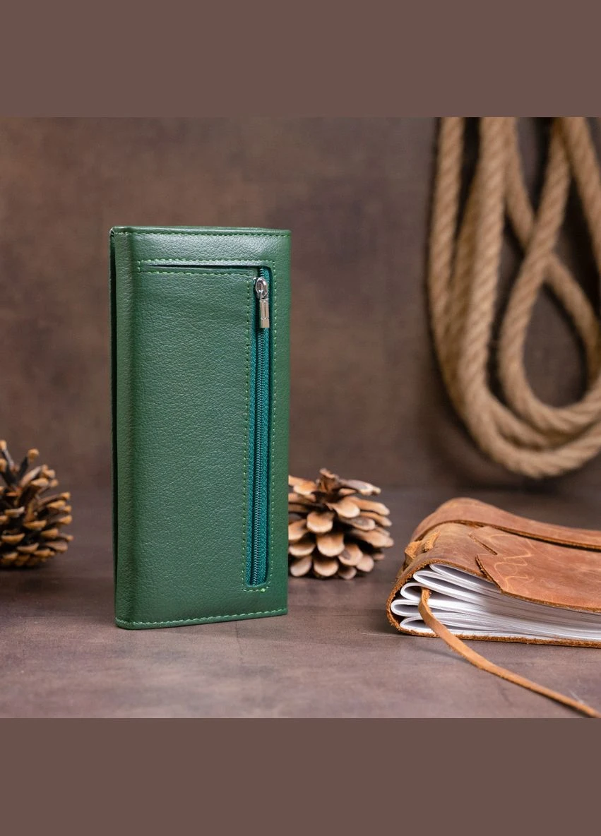 Гаманець на магнітах з клапаном жіночий 19240 st leather (321110981)