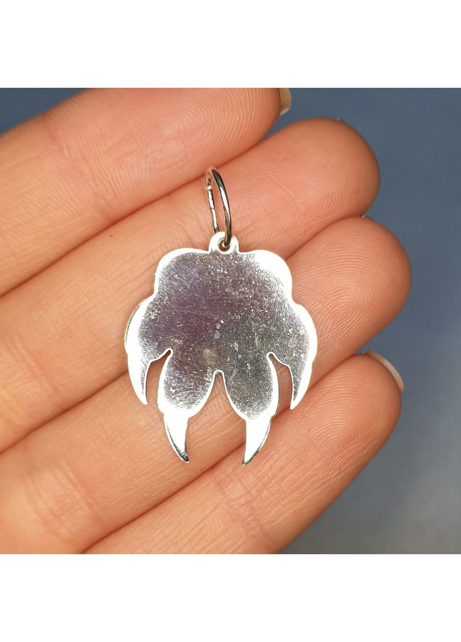 Амулет срібний "Печатка Велеса (лапа вовка)" 3 г Велес (369736510)