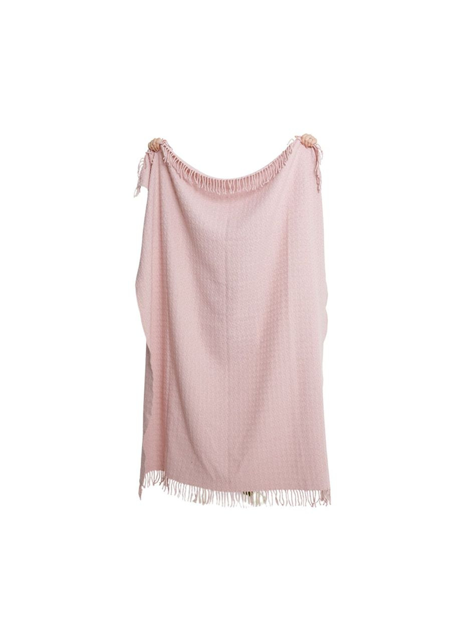 Плед шерстяной на односпальную кровать 130х180 розовый 51970124-130 Lanavitta (316504780)