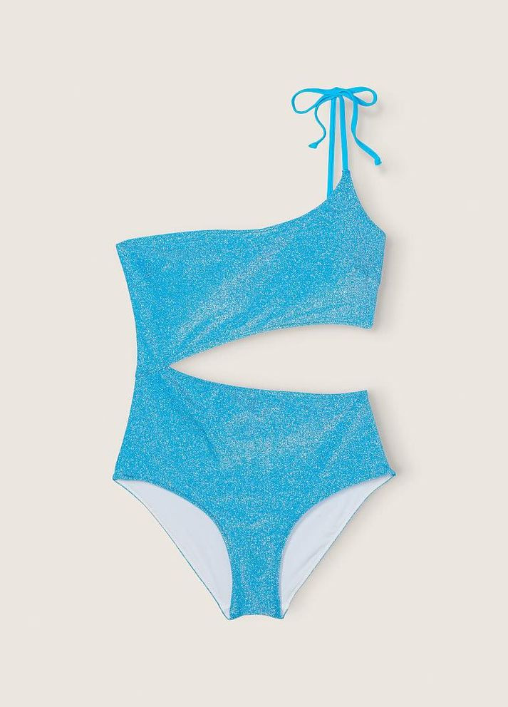 Блакитний демісезонний купальник жіночий суцільний xs блакитний Victoria's Secret