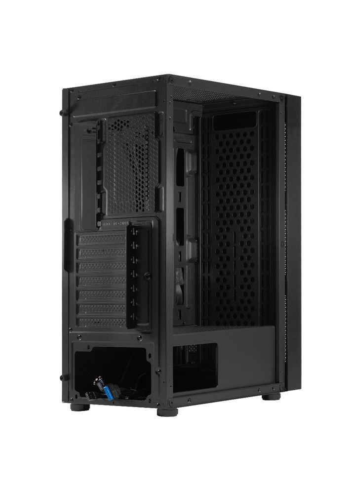 Корпус Gaming X3605B "Wizard" Black, без БП, ATX/Micro ATX/Mini ITX, 2x3.5 мм, 2xUSB2.0, 1xUSB 3.0, закаленное стекло GTL (314833213)