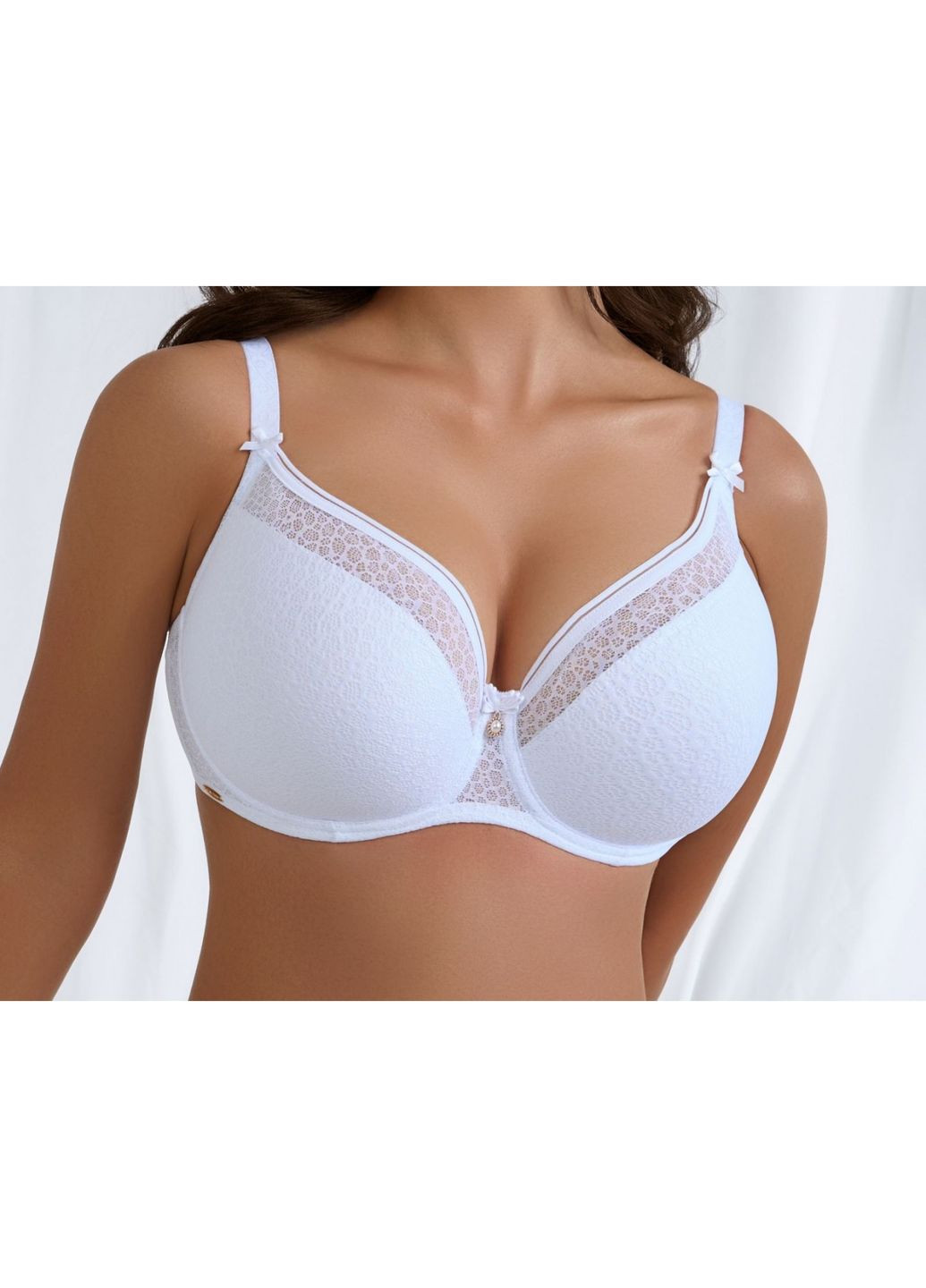 Белый женский бюстгалтер Lanny Mode с косточками
