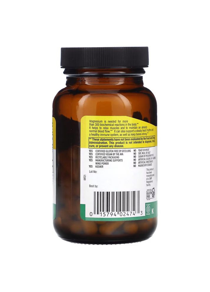 Витамины и минералы Target-Mins Magnesium Caps with Silica 300 mg, 60 вегакапсул Country Life (324069485)