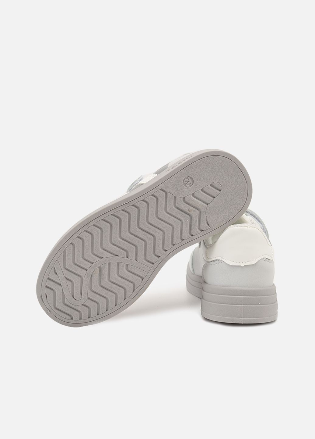 Серые кеды на платформе для девочки цвет серый cb-00264535 No Brand