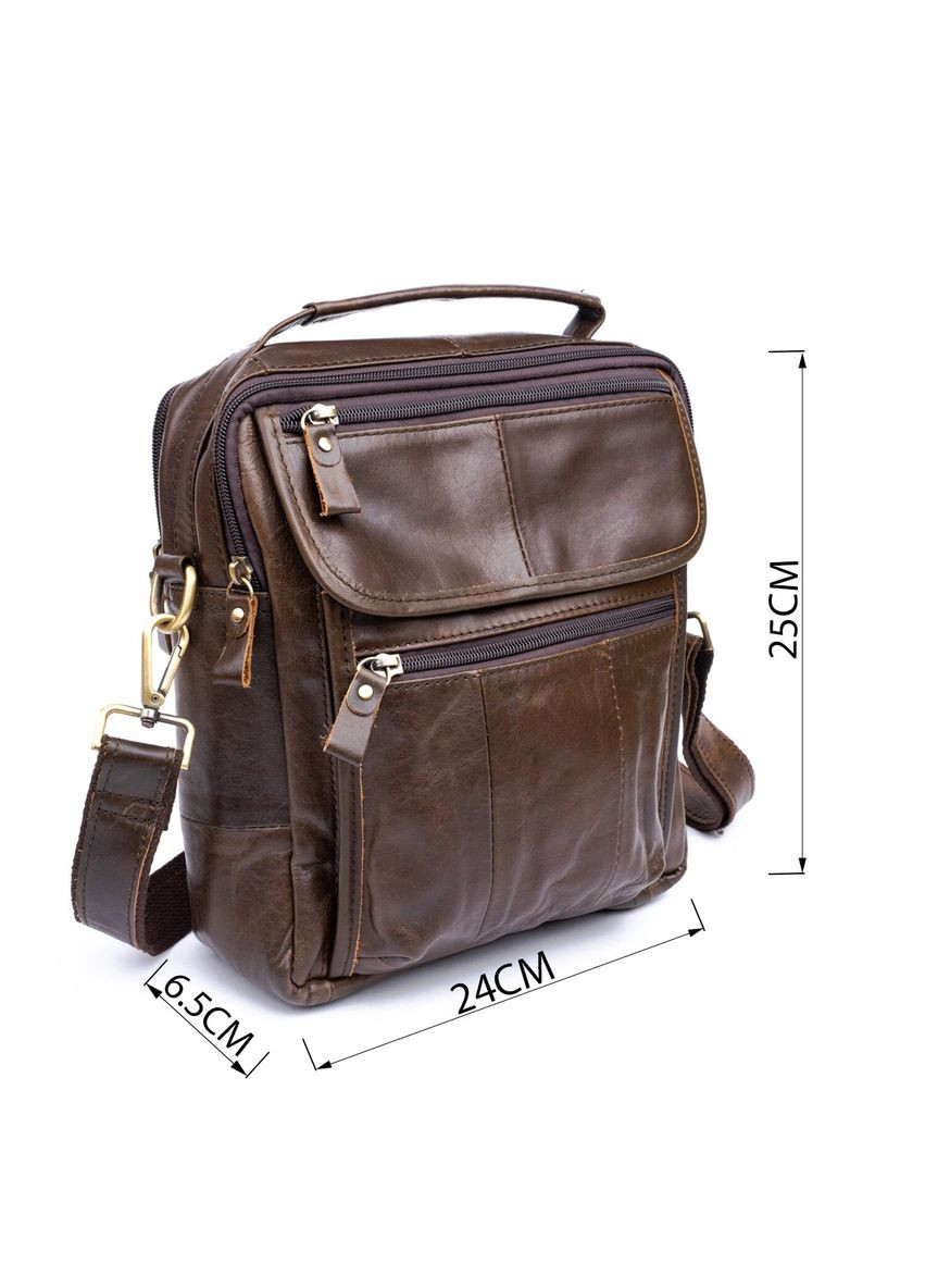 Сумка мужская 14764 Коричневая Vintage (366881064)