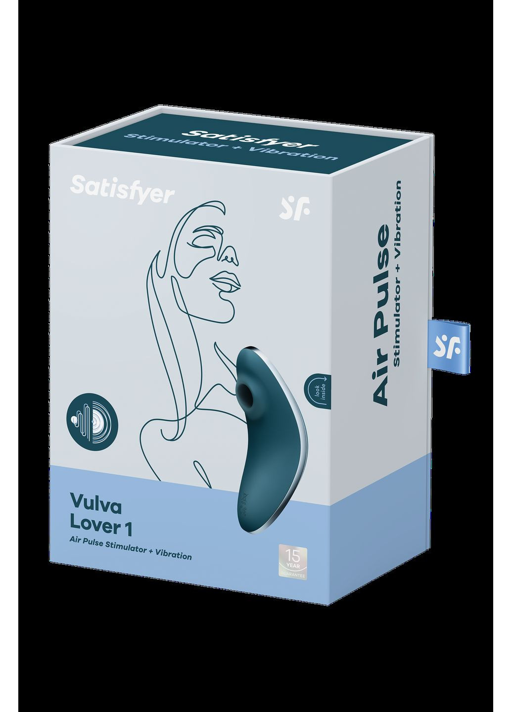 Вакуумный клиторальный стимулятор Vulva Lover 1 с вибрацией, Satisfyer (289868814)