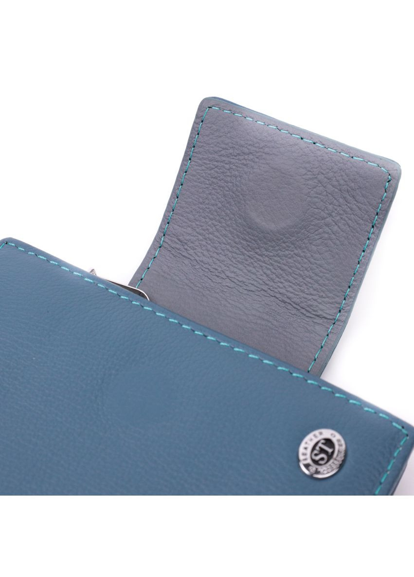 Жіноче портмоне з оригінальною монетницею з натуральної шкіри 19450 st leather (331909966)