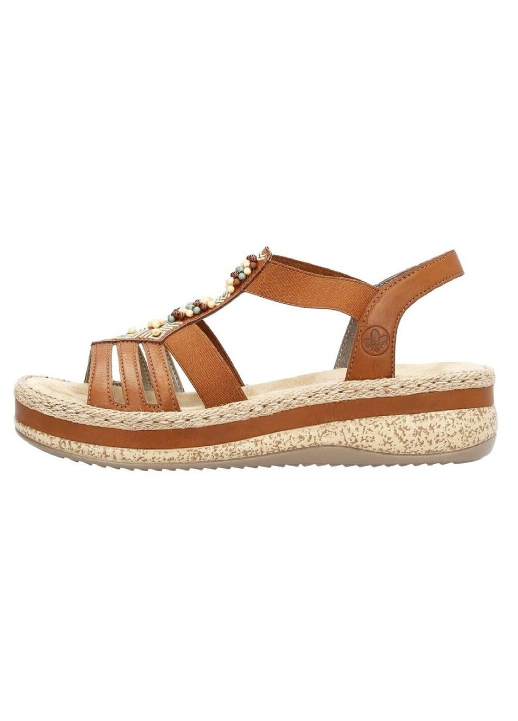 Коричневые босоножки Rieker