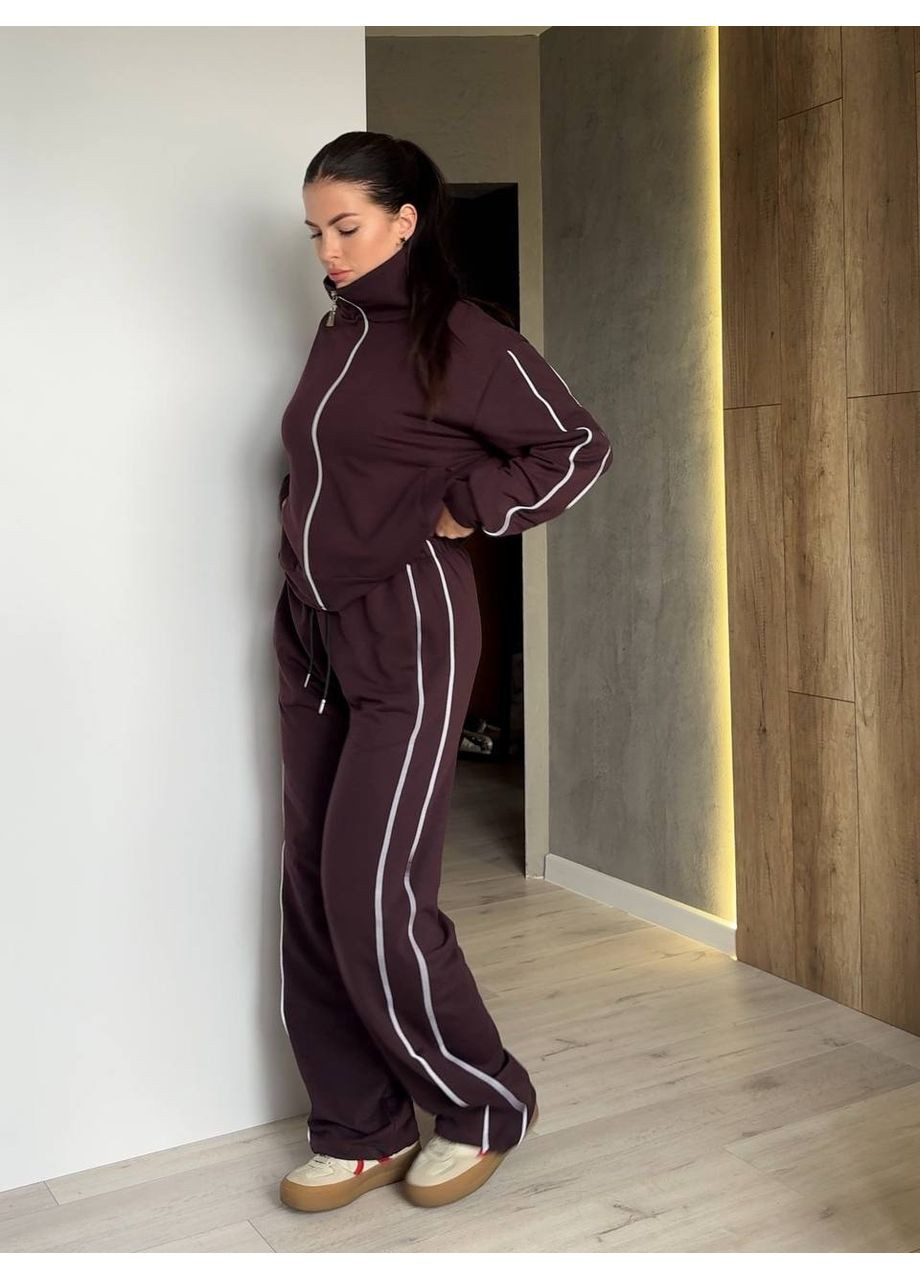 ✨ Стильний костюм з кантом — для яскравих повсякденних луків ✨Ознайомтесь з розмірною сіткою GD/GL Модний простір (364966026)