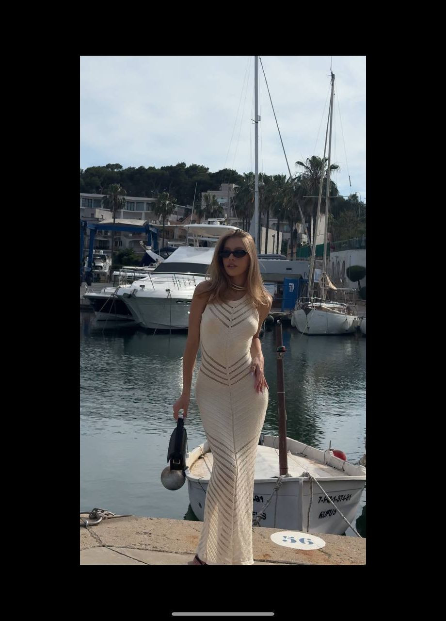 Белое платье No Brand