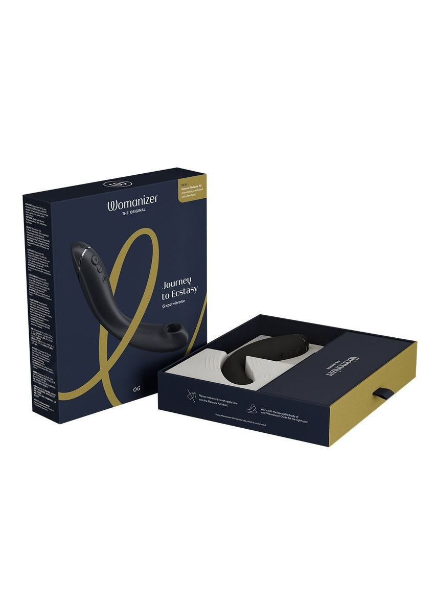 Вібратор для точки G з вакуумною стимуляцією OG Dark Grey Womanizer (297865726)