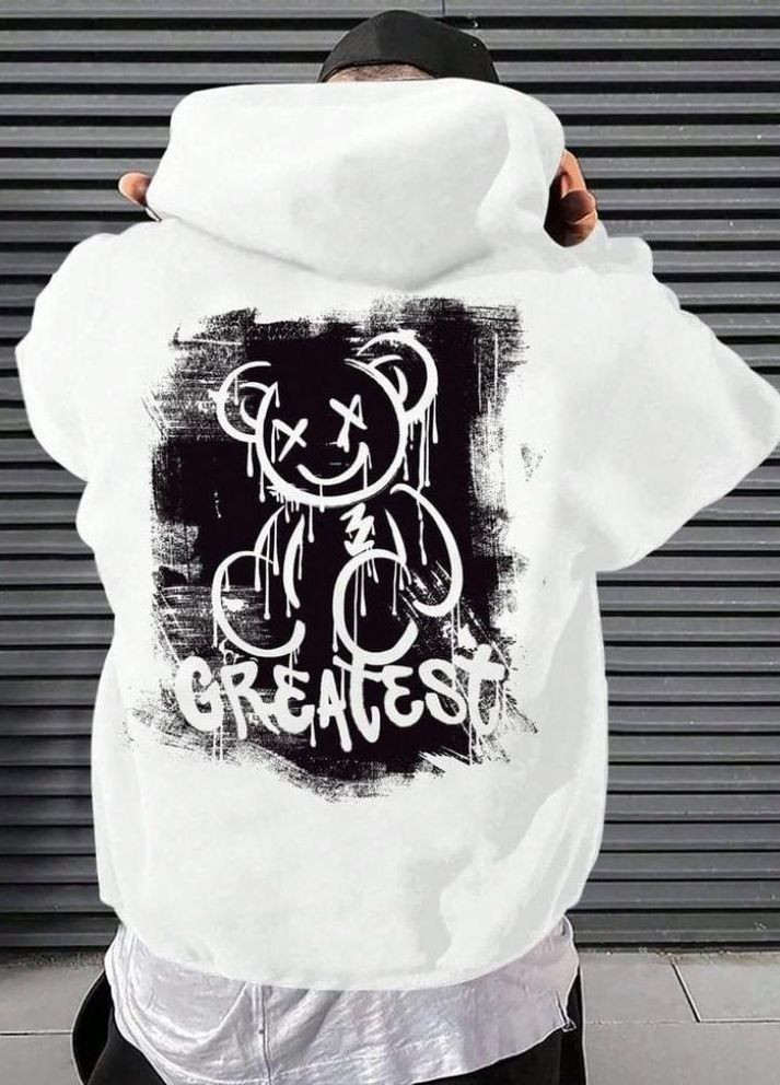 Худи с ДТФ на Флисе (оверсайз) No Brand (311207752)