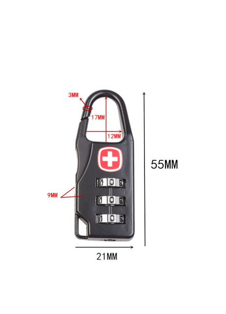 Кодовый замок для чемодана, навесной защитный замок для рюкзака, сумки Multi Lock China (367623215)