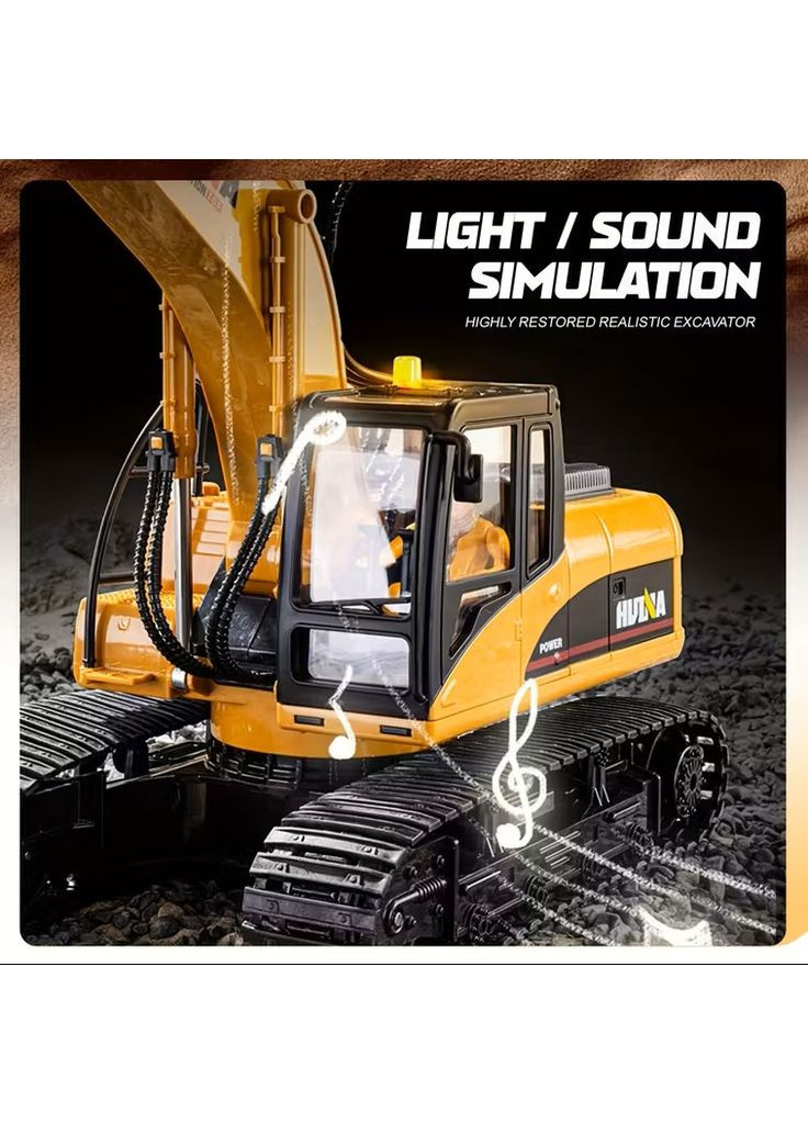 Екскаватор на радіокеруванні HL1535 1:14 15 функцій (HL1535) HULNA (370803055)
