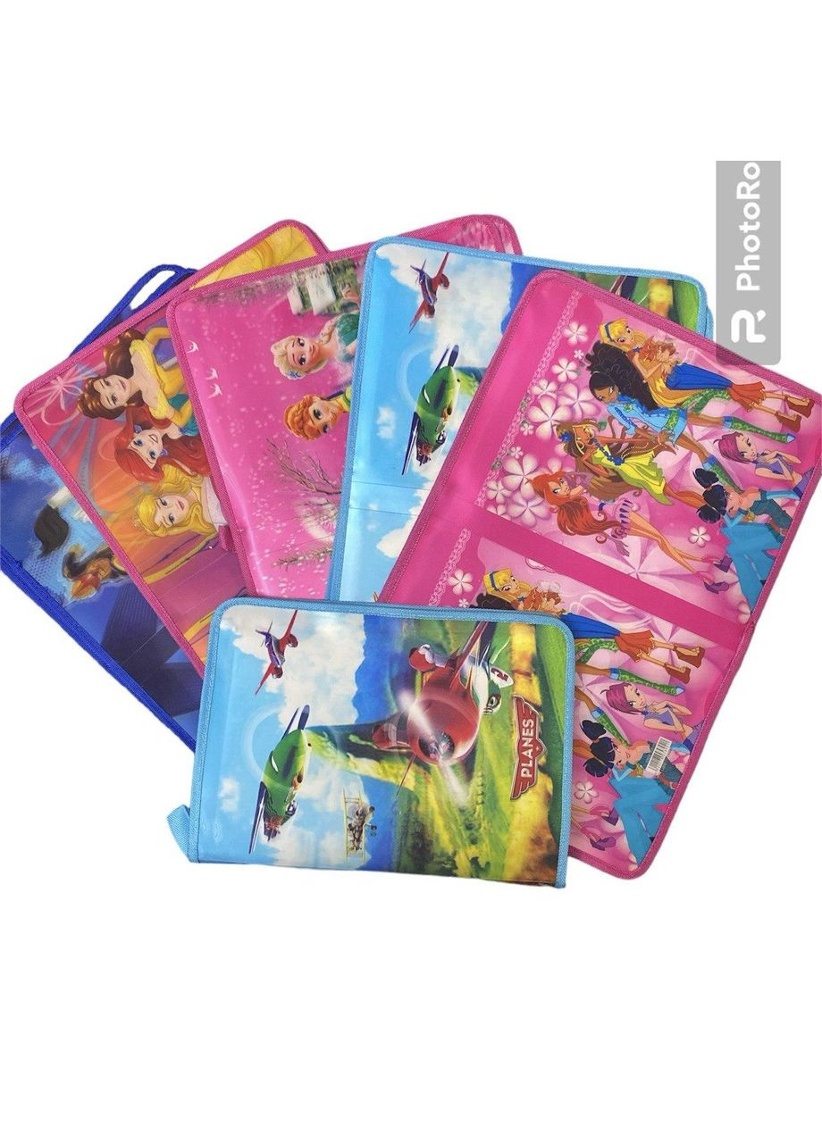 Дитяча 3D папка для зошитів А4 на блискавці, пластикова з яскравим дизайном No Brand (366197789)