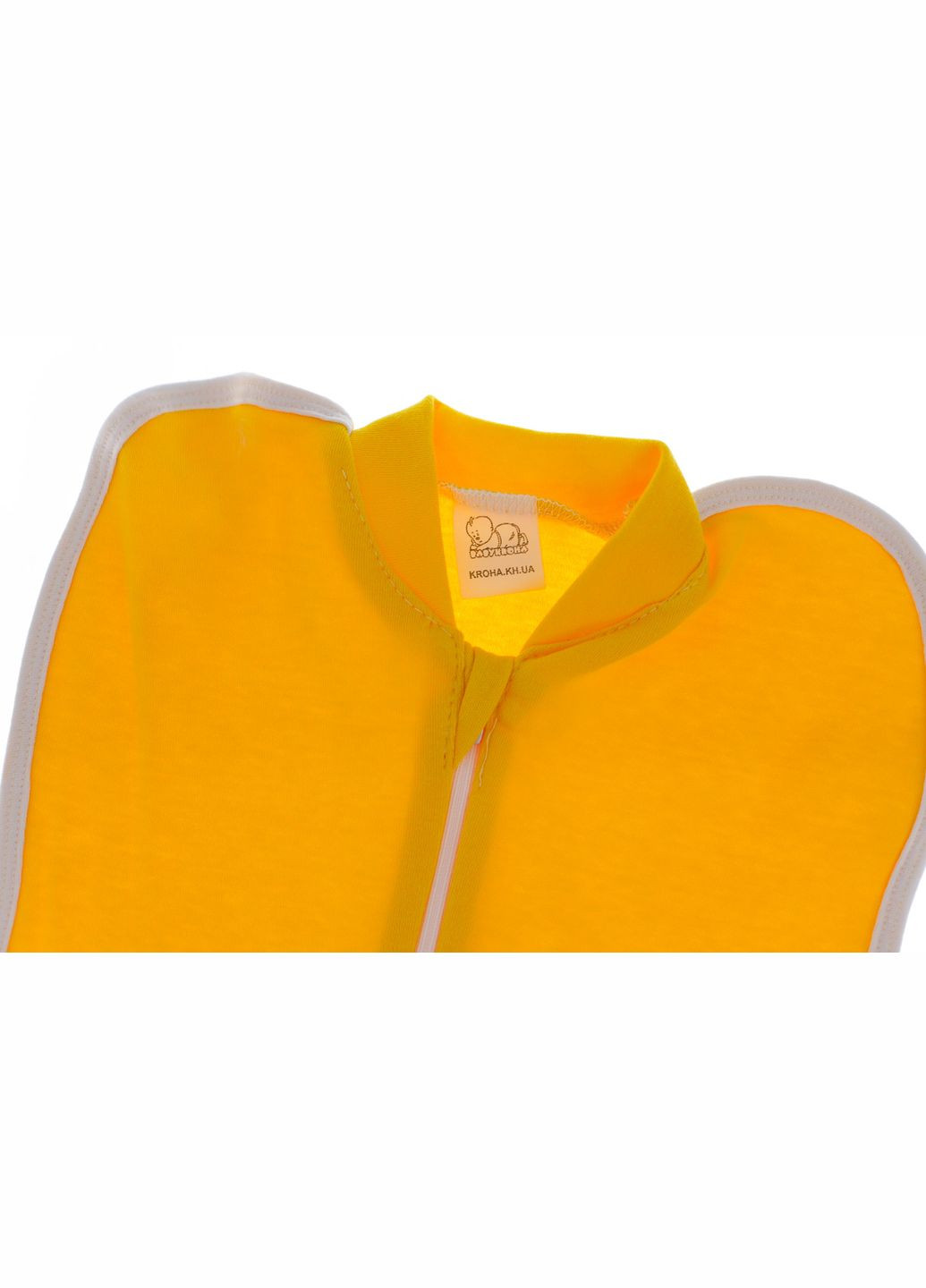 Евро-пеленка с шапкой интерлок желтый 62 см (50110) BABYKROHA (297862815)