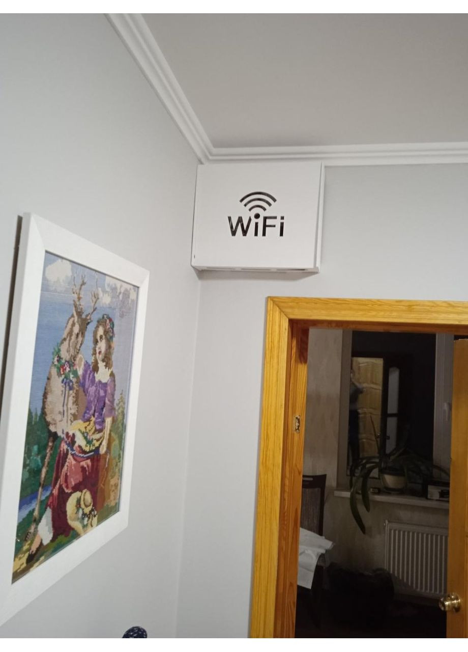 Настенная коробка для роутера Wi-Fi Полка Сигнал No Brand (369408016)