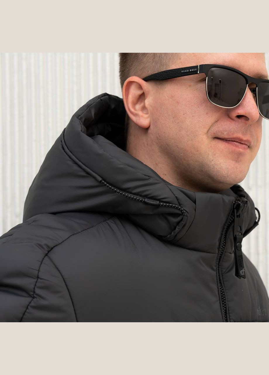 Сіра зимня чоловіча зимова куртка великого розміру SK