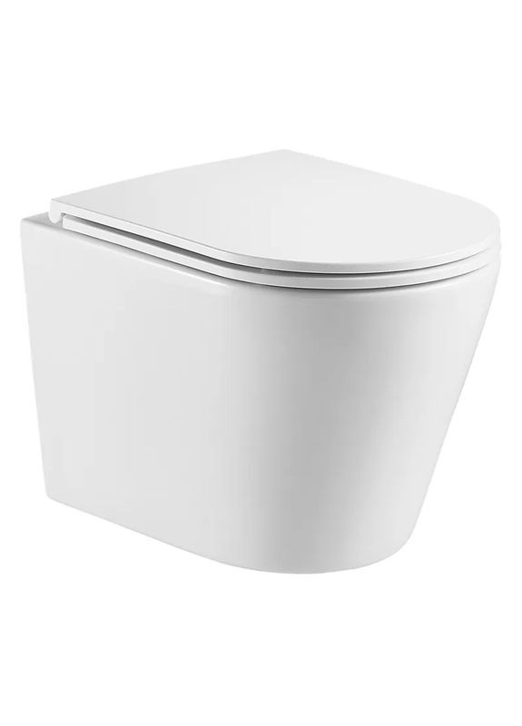 Унитаз подвесной Premium Bevel-0301-R 515x355x365mm, система смыва RIMLESS (MP6470) Mixxus (321183988)