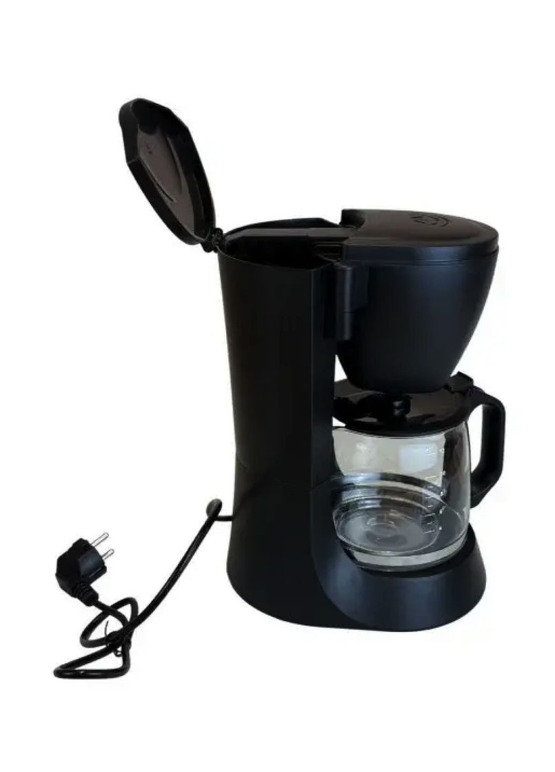 Кофеварка капельная с автоподогревом GDC12 со стеклянной колбой 1200 мл 700Вт Черный Grunhelm (351361295)