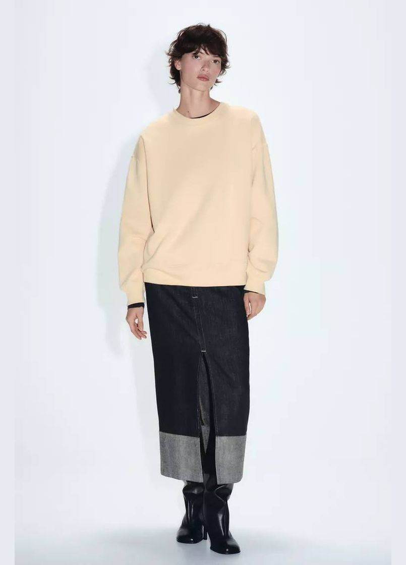 Світло-жовтий світшот Zara (343392303)