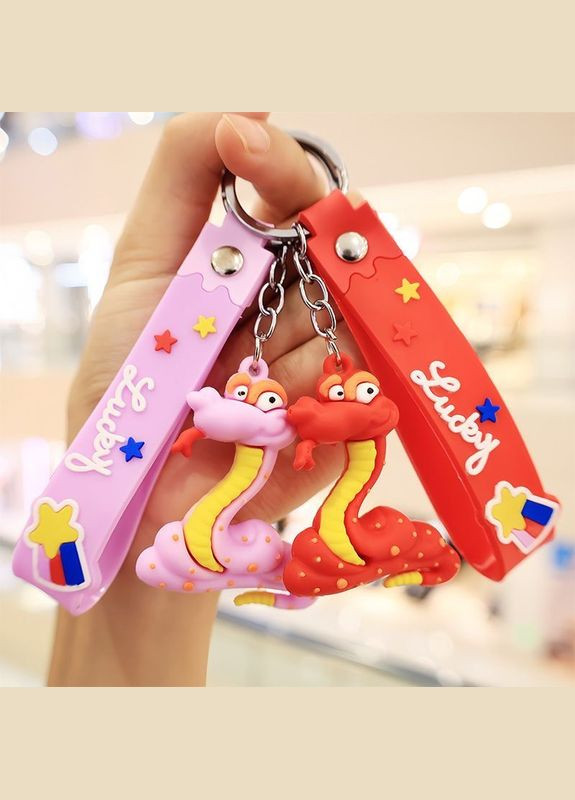 Брелок для ключей с карабином в виде Змеи – символ 2025 года в подарочной упаковке. No Brand (307908703)