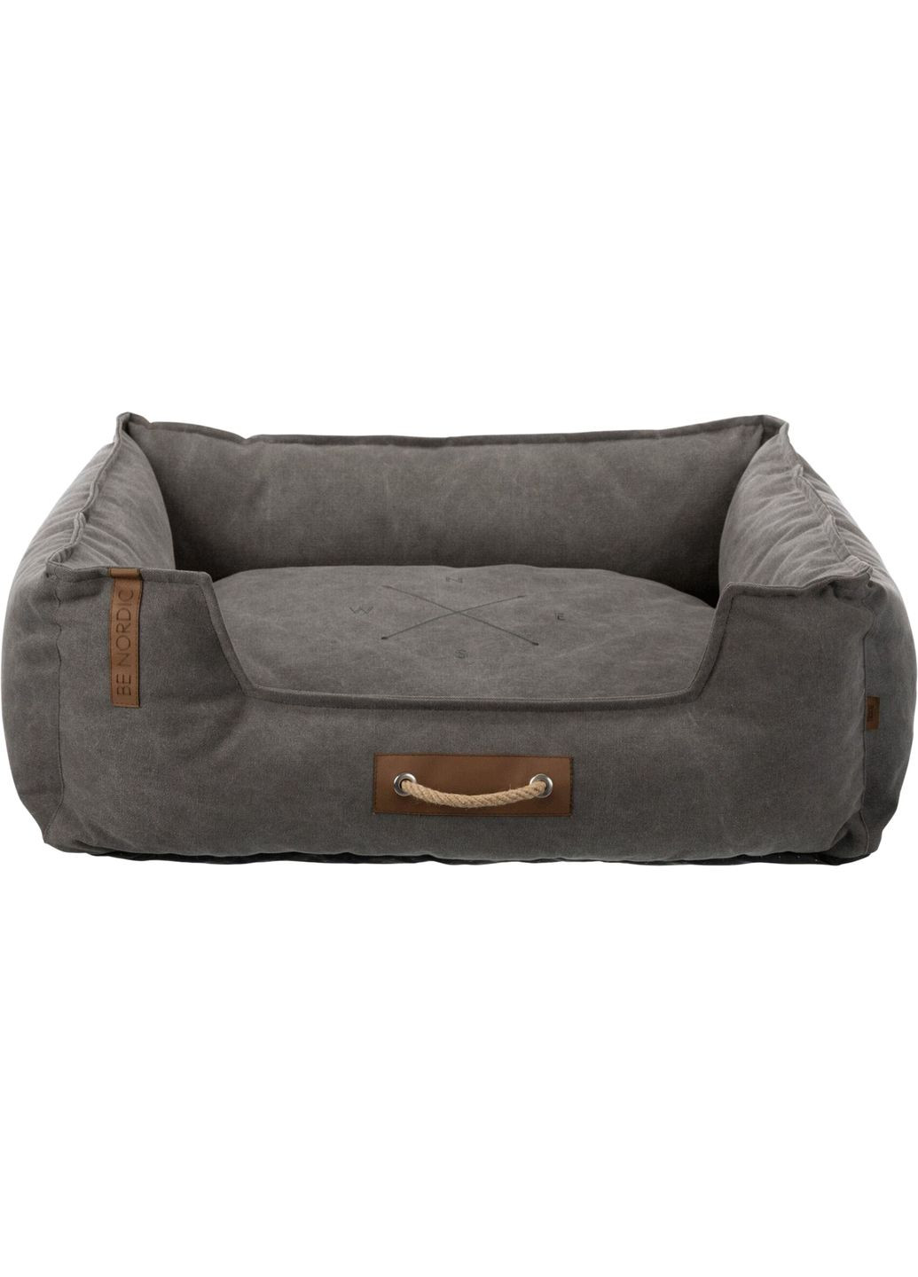 Лежак для собак и кошек Fohr BE NORDIC 80х60 cм Темно серый (4011905374482) Trixie (308893936)