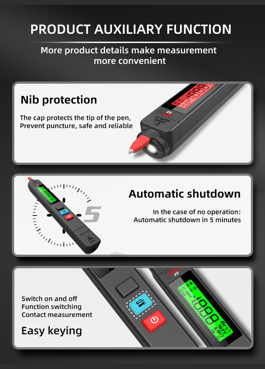 Безконтактний індикатор фази та напруги Z2 Bside (300577529)