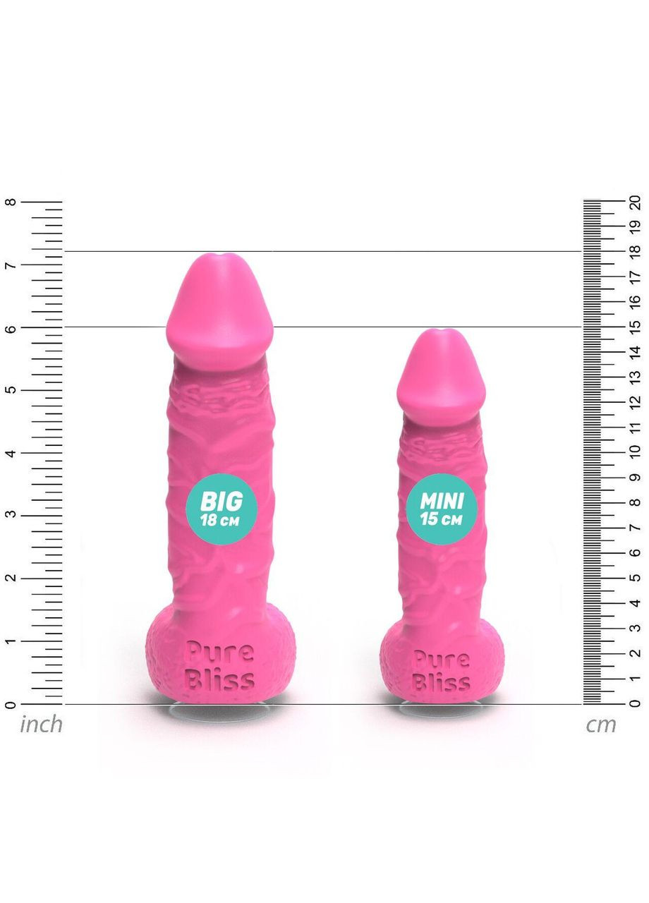 Крафтовое мыло-член с присоской Pure Bliss MINI Pink, натуральное No Brand (303896207)