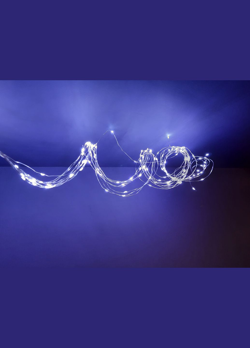 Гірлянда Пучок Роса 10х2м USB 8 режимів холодний білий NeonChic (303281941)