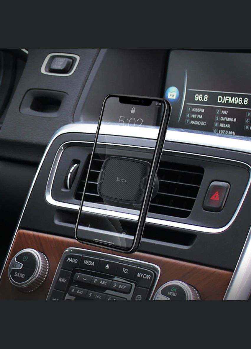 Автотримач для телефона series air outlet magnetic car holder Black Hoco CA65 Sagittarius (345105525)