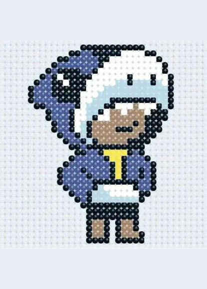 Дитяча алмазна мозаїка "Бравл Старс. Леон Акула" 10*10 см (ODM5116) Origami (362434561)