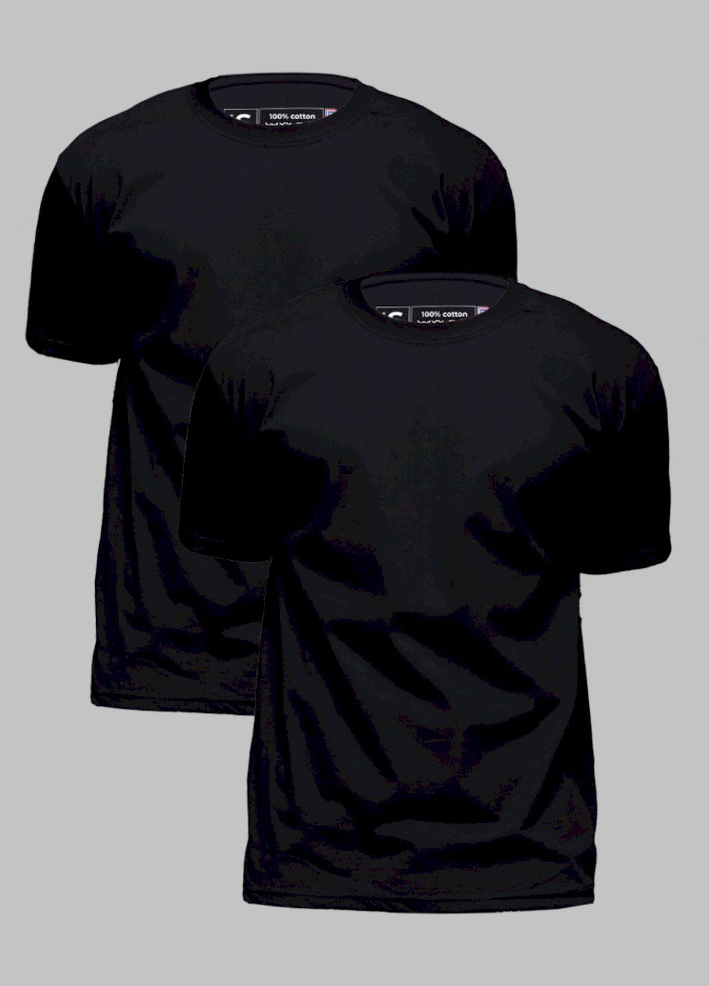 Черная набор мужских футболок aspirine pack черный 2шт. YAPPI