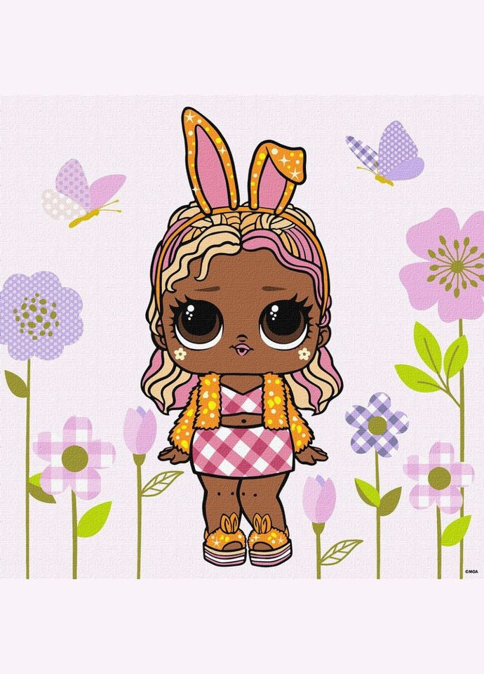 Картина за номерами "L.O.L. Surprise! HipHop4Lyfe BossBunny" KHO1103, 40х40 см IDEYKA (340233815)