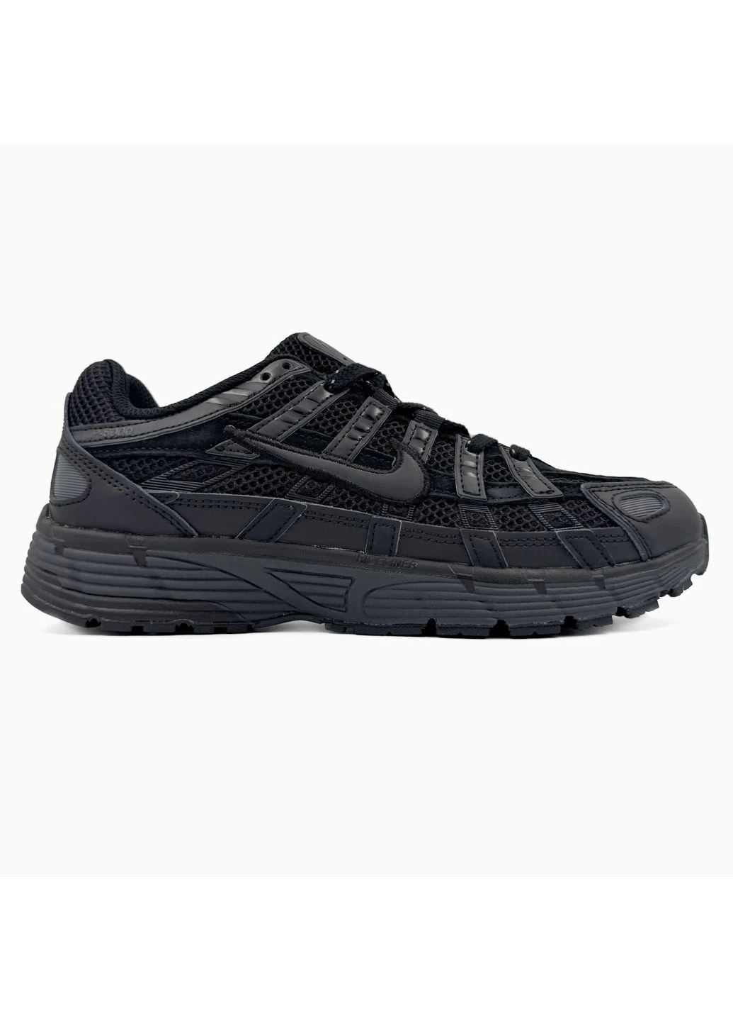 КРОССОВКИ ЖЕНСКИЕ NIKE P-6000 TRIPLE BLACK НАЙК П-6000 ЧЕРНЫЕ No Brand чёрные демисезоны (390650036)