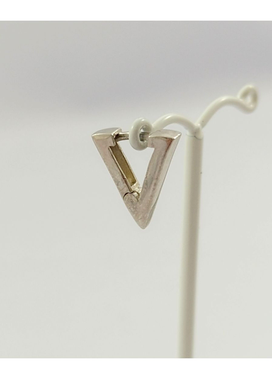 Серебряная моносерьга унисекс 925 проба СМ-1тр Shatlen Моносережка (360713600)