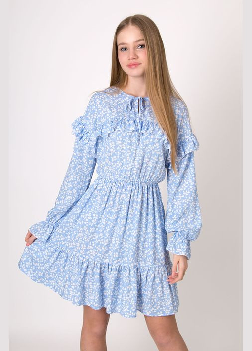 Блакитна сукня для дівчинки Mevis (291439040)
