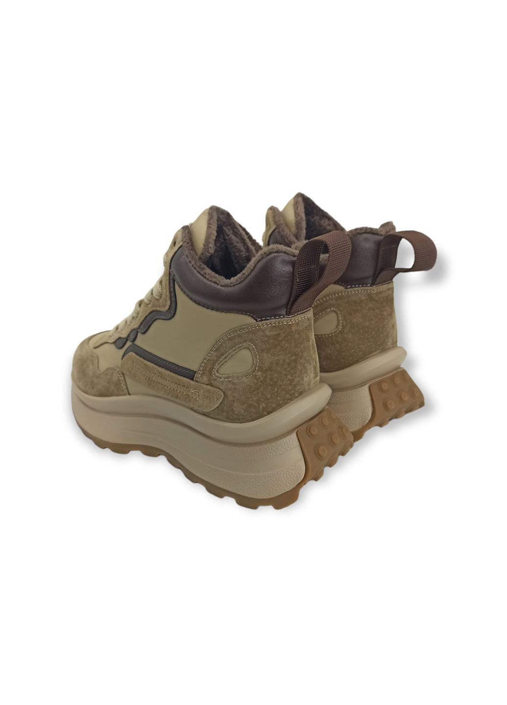 Кроссовки (р) Экокожа/Замша 0-1-1-OBJ-A-1-613 Lifexpert светло-коричневые демисезоны (364657096)