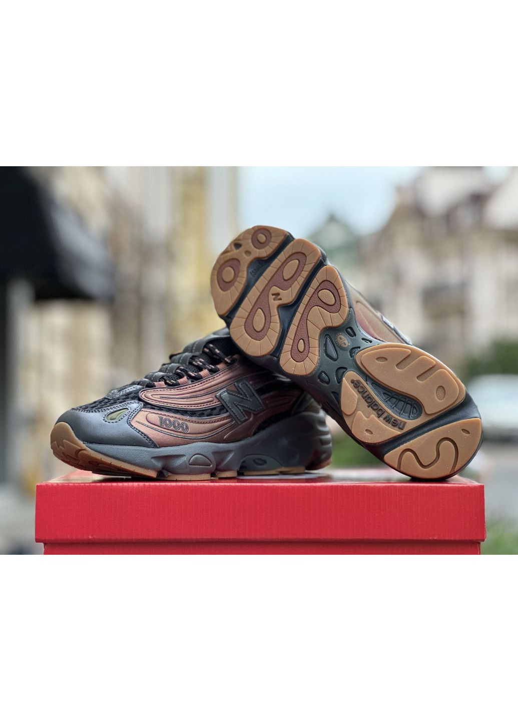 Чорні Осінні кросівки чоловічі new balance joe freshgoods x 1000 black ice нью беланс 1000 No Brand