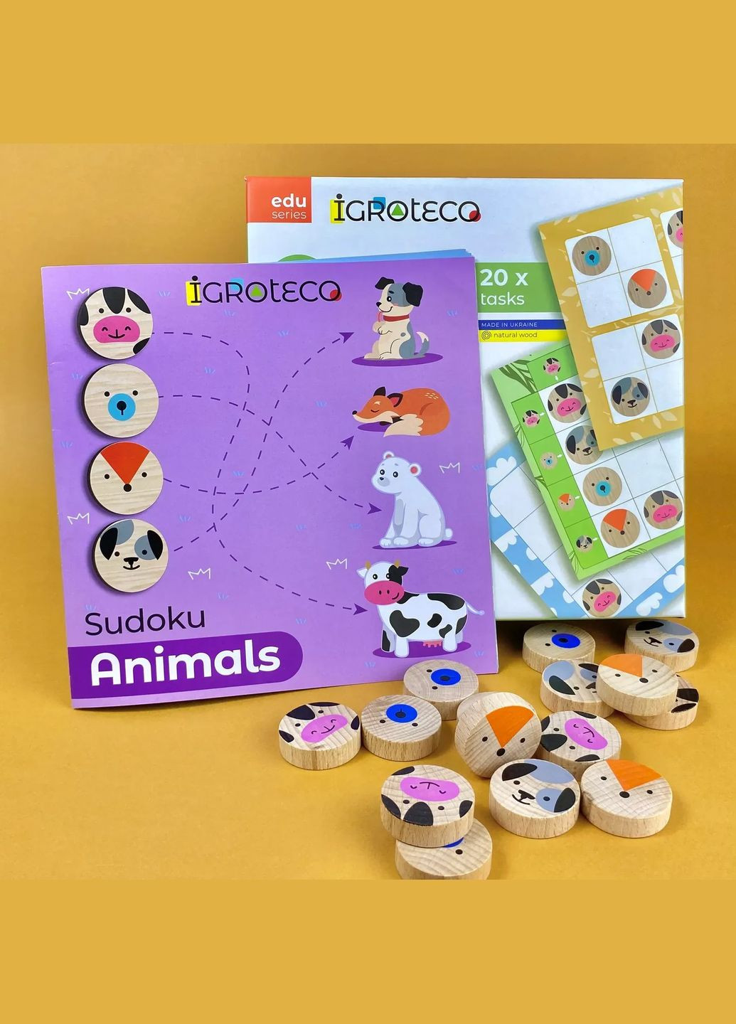 Логічна гра Судоку Тварини, 16 ел. () Igroteco 900705 (328397919)